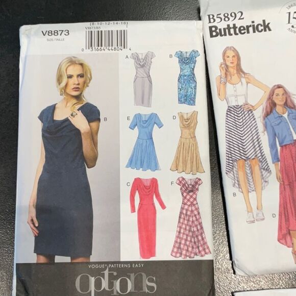 2013 lot -Vogue, Butterick & Simplicity Patterns. - Picture 7 of 8